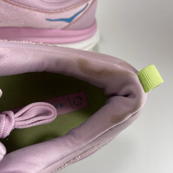 Hoka One One Bondi 8 Running Shoes Womens Size 11 D Wide Pink Twilight Sneaker - Picture 10 of 11